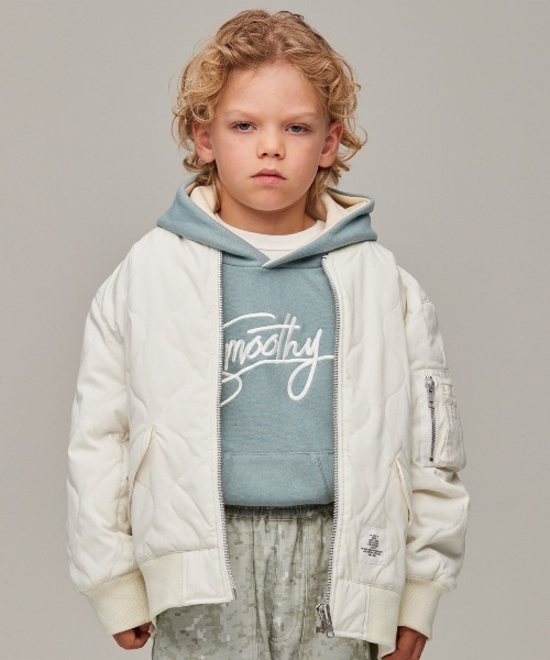 Smoothy（スムージー）の「Smoothy Smoothy Parka / スムージー　 スムージー パーカー（パーカー・キッズ・ヘザーグレー/ブラック/サックスブルー・SMALL/MEDIUM/LARGE/X-LARGE）」の13枚目の写真