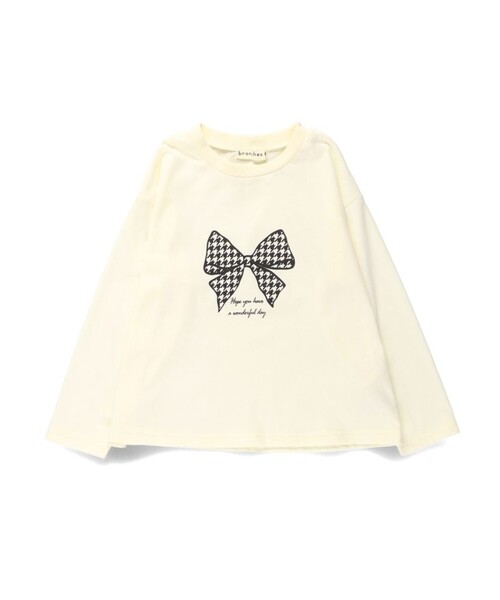 BRANSHES(ブランシェス)の「【プチプラ】アソート長袖Tシャツ(Tシャツ/カットソー・キッズ・チャコールグレー/ベージュ/オフホワイト/ピンク/アイボリー/その他・90/100/110/120/80/130/140/150)」の12枚目の写真