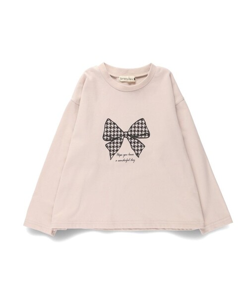 BRANSHES(ブランシェス)の「【プチプラ】アソート長袖Tシャツ(Tシャツ/カットソー・キッズ・チャコールグレー/ベージュ/オフホワイト/ピンク/アイボリー/その他・90/100/110/120/80/130/140/150)」の6枚目の写真