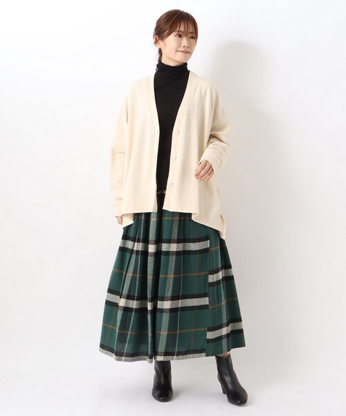 one'sterrace(ワンズテラス)の「ランダムテレコメロータートルネックプルオーバー(Tシャツ/カットソー・レディース・グレー系その他7/アイボリー系8/ブラック系8・02)」の15枚目の写真
