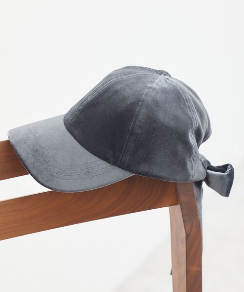 earth music&ecology(アースミュージックアンドエコロジー)の「ベロアリボンキャップ(キャップ・レディース・グレー/ピンク・FREE)」の20枚目の写真