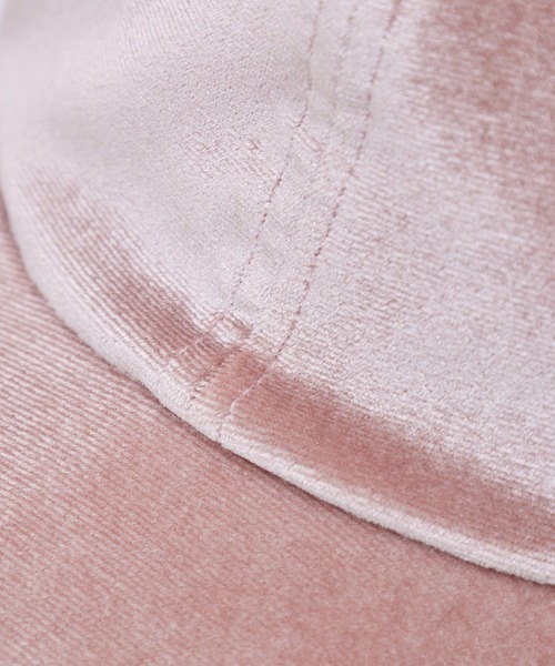 earth music&ecology(アースミュージックアンドエコロジー)の「ベロアリボンキャップ(キャップ・レディース・グレー/ピンク・FREE)」の9枚目の写真