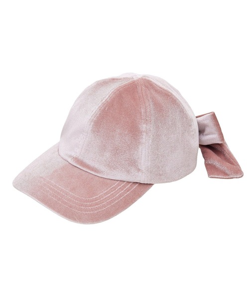 earth music&ecology(アースミュージックアンドエコロジー)の「ベロアリボンキャップ(キャップ・レディース・グレー/ピンク・FREE)」の13枚目の写真