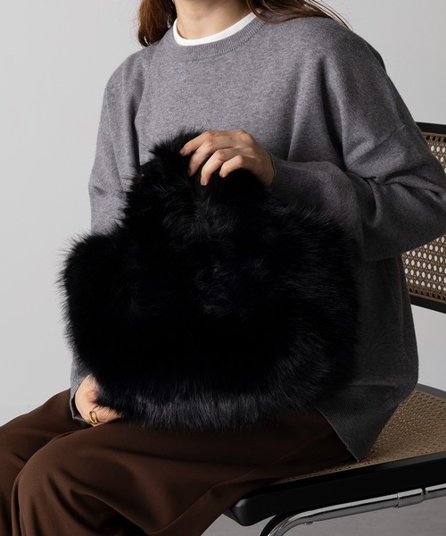 セール】【SETUP7】フェイクファートートバッグ フワリ 57922 LARG