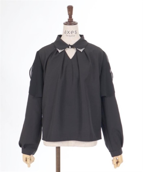 カディｄｅカットワークブラウス 45R（フォーティファイブアール）の「インドカディdeカットワークT