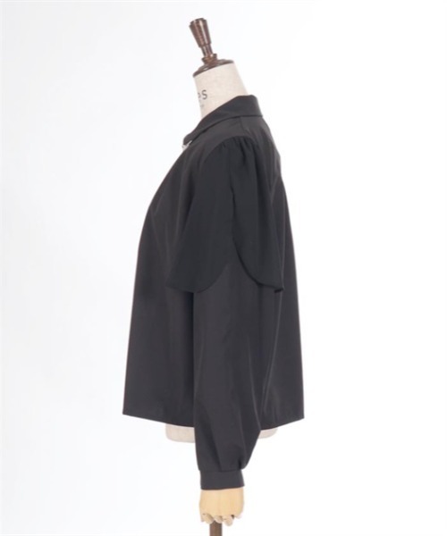 axes femme(アクシーズファム)の「ケープ風袖カットワークブラウス(シャツ/ブラウス・レディース・ブラック/ブルーグリーン/キナリ・FREE)」の21枚目の写真