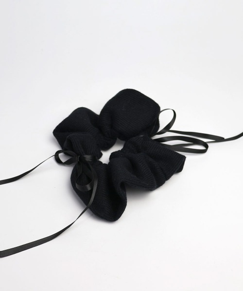 ♡専用♡新品POTETE knit shoushou ニットシュシュ黒 ♡専用♡新品POTETE knit shoushou ニットシュシュ黒 knit