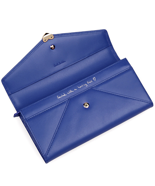 Paul Smith（ポールスミス）の「LOVE LETTER  LONG PURSE / 863579 W927（財布・レディース・ピンク/ブルー/ブラック/ワインレッド・FREE）」の7枚目の写真