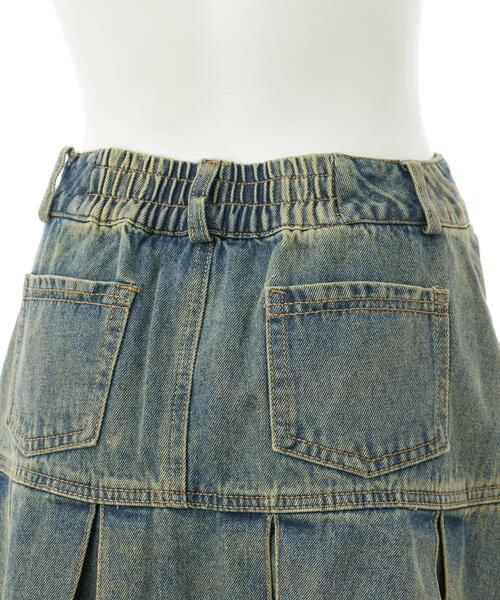 INGNI（イング）の「裾切替プリーツデニムミニスカート／B（デニムスカート・レディース・グレー/ブルー系その他・FREE）」の8枚目の写真