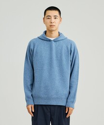 【UNISEX】ウールカシミヤ フーディニット