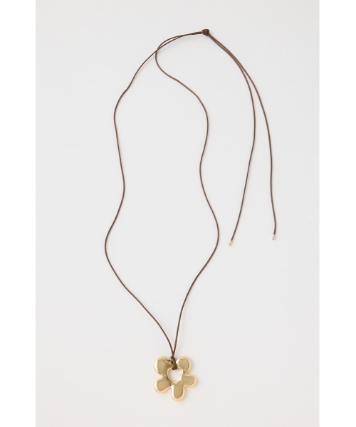 MOUSSY（マウジー）の「NUANCE FLOWER CODE ネックレス（ネックレス・レディース・ゴールド/シルバー・FREE）」の6枚目の写真
