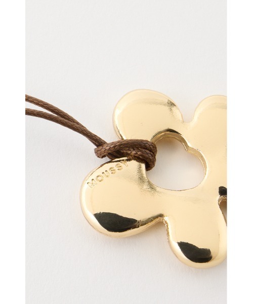 MOUSSY（マウジー）の「NUANCE FLOWER CODE ネックレス（ネックレス・レディース・ゴールド/シルバー・FREE）」の8枚目の写真