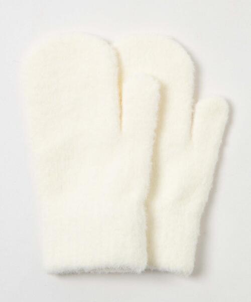 WEGO（ウィゴー）の「WEGO/モフモフミトングローブ（手袋・レディース・ライトピンク/ブラック/ライトイエロー/オフホワイト・FREE）」の5枚目の写真