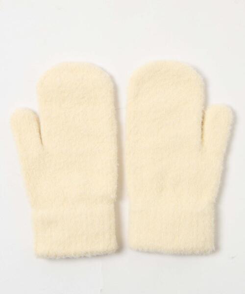 WEGO（ウィゴー）の「WEGO/モフモフミトングローブ（手袋・レディース・ライトピンク/ブラック/ライトイエロー/オフホワイト・FREE）」の10枚目の写真