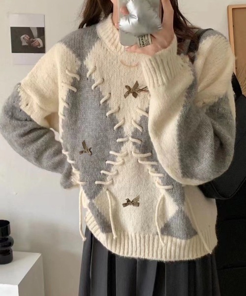 gasa*ガサ　アンティークレース付きニット Yahoo!オークション -「gasa ガサ」(ファッション) の落札相場