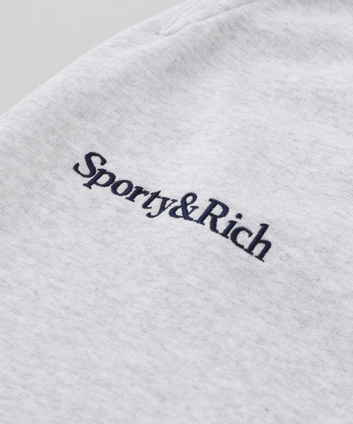 SPORTY&RICH（スポーティアンドリッチ）の「【SPORTY&RICH / スポーティアンドリッチ】YANKEES SERIF SWEATPANT（スウェットパンツ・メンズ・グレー・MEDIUM/SMALL）」の5枚目の写真