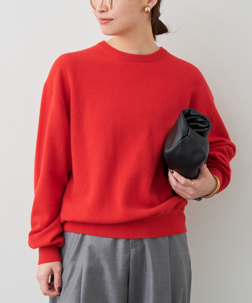 2024✨ドゥーズィエムクラス　Charlotte クルーネック プルオーバー Charlotte クルーネック プルオーバー（ニット/セーター）｜Deuxieme