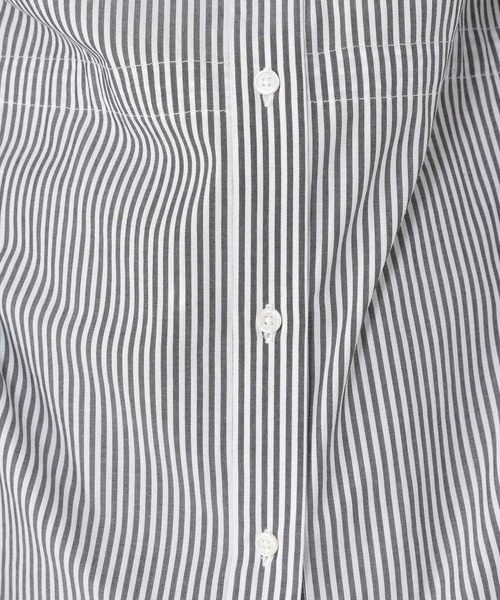 studio CLIP(スタディオクリップ)の「ドロストストライプシャツ(シャツ/ブラウス・レディース・ベージュ/ブラック・FREE)」の20枚目の写真