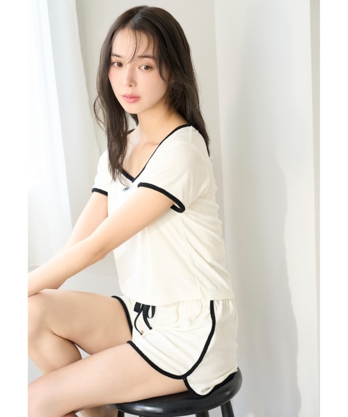 snidelhome 【接触冷感】パイルセットアップ sorbet light】【接触冷感】パイルセットアップ（セットアップ