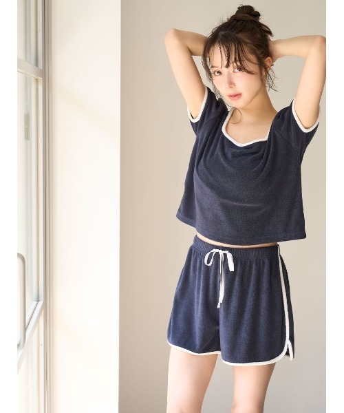 （♡）SNIDELHOME【Sorbet Light】パイルセットアップ Sorbet Light】パイルセットアップ(オールインワン)｜スナイデル