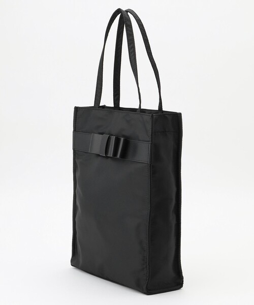 ANY（エニィ）の「【A4サイズ収納可】縦型リボンサブトートバッグ（トートバッグ・レディース・ブラック系・F）」の2枚目の写真