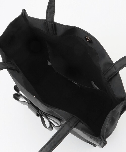 ANY（エニィ）の「【A4サイズ収納可】縦型リボンサブトートバッグ（トートバッグ・レディース・ブラック系・F）」の7枚目の写真