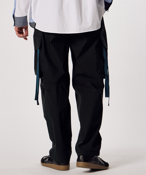 LANVIN ESSENTIAL VIARMES ワイドテーパードカーゴパンツ セール】【LANVIN en Bleu ESSENTIAL】VIARMES / ワイド