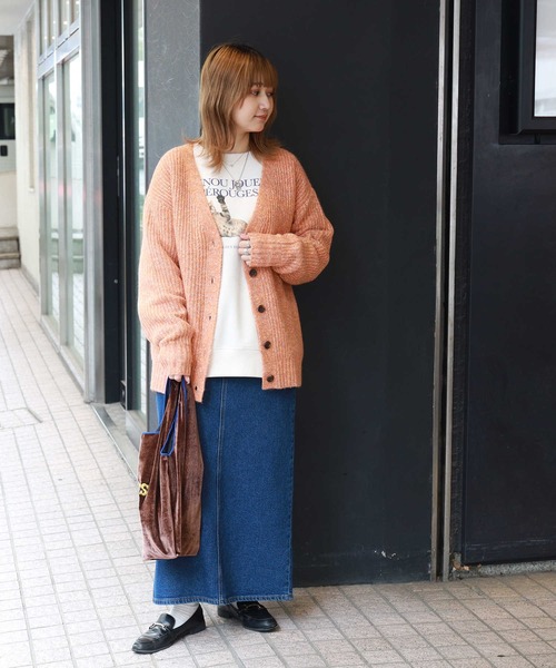 HONEYSUCKLE ROSE】ミックスニットカーディガン（カーディガン/ボレロ