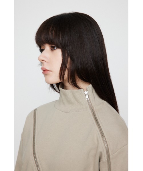 【セール】CURVE ZIP スウェット（スウェット）｜LAGUA GEM（ラグアジェム）