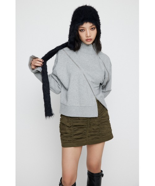 【セール】CURVE ZIP スウェット（スウェット）｜LAGUA GEM（ラグアジェム）