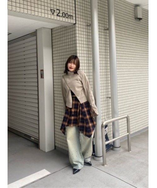 【セール】CURVE ZIP スウェット（スウェット）｜LAGUA GEM（ラグアジェム）