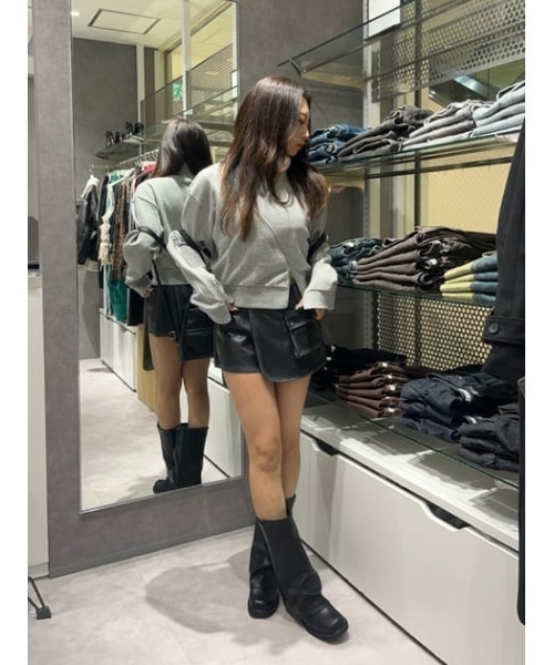 【セール】CURVE ZIP スウェット（スウェット）｜LAGUA GEM（ラグアジェム）