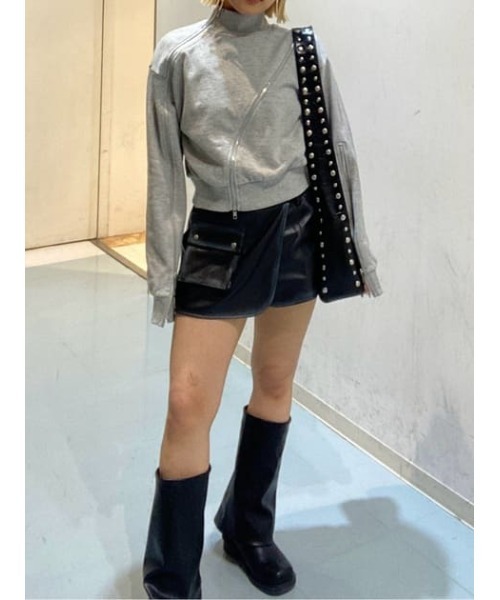 【セール】CURVE ZIP スウェット（スウェット）｜LAGUA GEM（ラグアジェム）