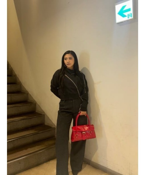 【セール】CURVE ZIP スウェット（スウェット）｜LAGUA GEM（ラグアジェム）