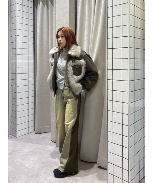 【セール】CURVE ZIP スウェット（スウェット）｜LAGUA GEM（ラグアジェム）