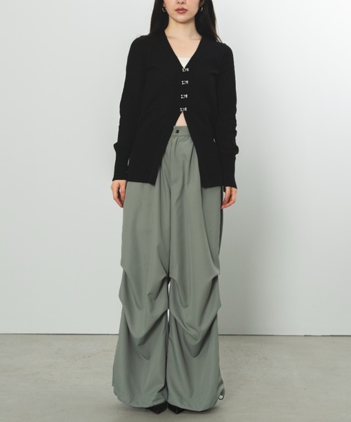 SENEE（セニー）の「tuck loose parachute pants（タックルーズ