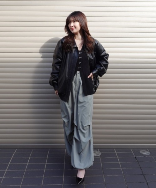 セール】tuck loose parachute pants（タックルーズパラシュート
