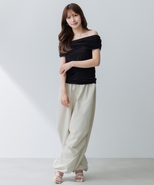 セール】tuck loose parachute pants（タックルーズパラシュート