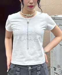 Candy Stripper | RHINESTONE BABYS Tシャツ(Tシャツ/カットソー)