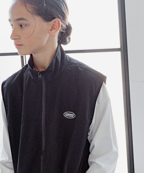 GLOBAL WORK(グローバルワーク)の「洗える撥水ナイロンベスト/286182(ベスト・キッズ・ブラック・MEDIUM/LARGE)」の12枚目の写真