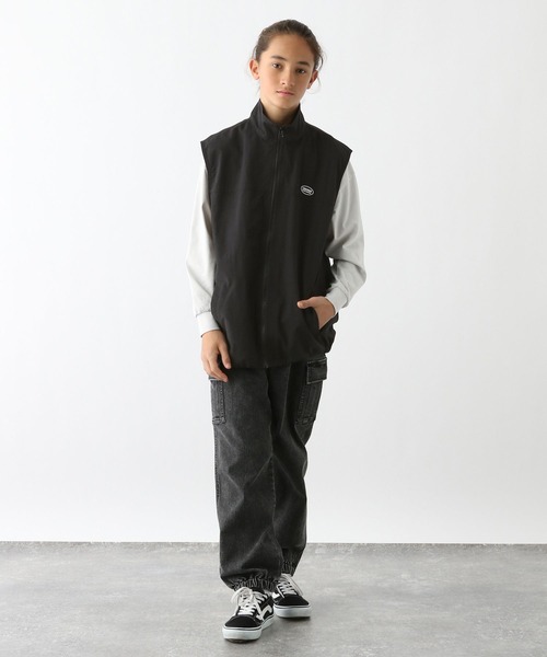GLOBAL WORK(グローバルワーク)の「洗える撥水ナイロンベスト/286182(ベスト・キッズ・ブラック・MEDIUM/LARGE)」の10枚目の写真