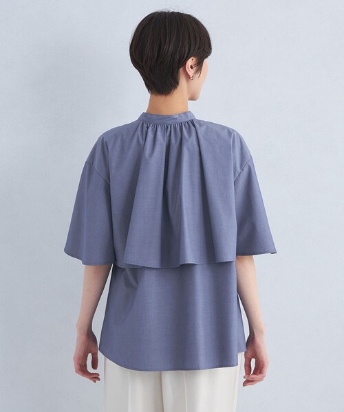 green label relaxing（グリーンレーベルリラクシング）の「バックフレア― ギャザー ブラウス（シャツ/ブラウス・レディース・ホワイト/ベージュ/ネイビー/その他1・FREE）」の20枚目の写真