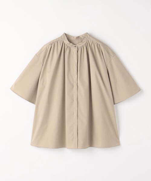 green label relaxing バックフレア― ギャザー ブラウス セール】バックフレア― ギャザー ブラウス（シャツ/ブラウス