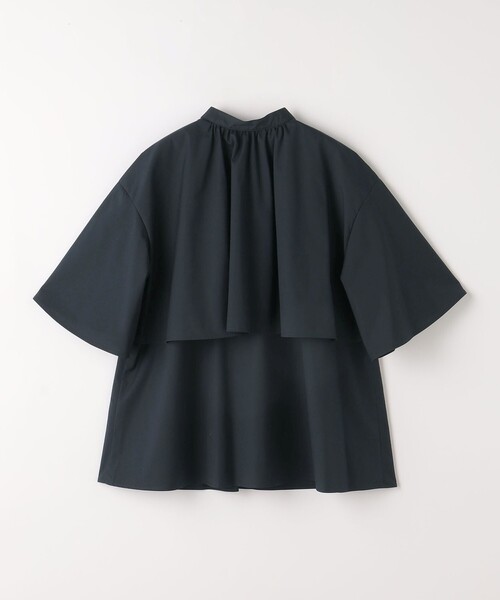 green label relaxing バックフレア― ギャザー ブラウス セール】バックフレア― ギャザー ブラウス(シャツ/ブラウス