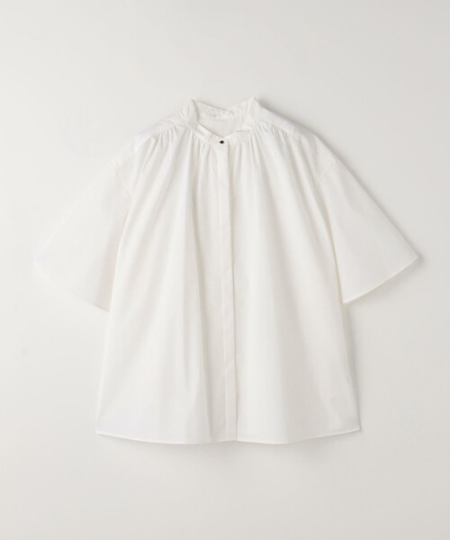 green label relaxing バックフレア― ギャザー ブラウス セール】バックフレア― ギャザー ブラウス（シャツ/ブラウス