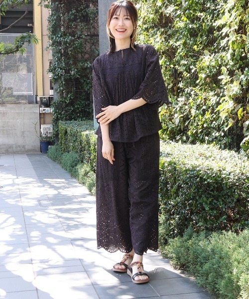 チチカカ(チチカカ)の「Shanti Shanti リカーモパンツ【WEB限定】(その他パンツ・レディース・ブルー/チャコールグレー/オリーブ・FREE)」の5枚目の写真