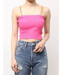 GYDA | chainストラップテレコビスチェ(キャミソール)