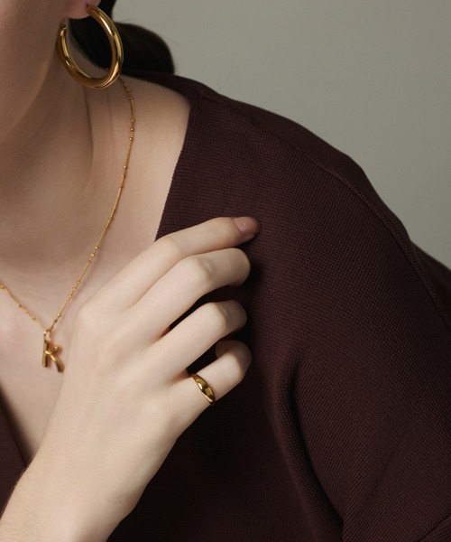 CENE（セネ）の「【CENE】セネ/プランプピンキーリング（リング・レディース・ゴールド/シルバー・#3/#5）」の10枚目の写真