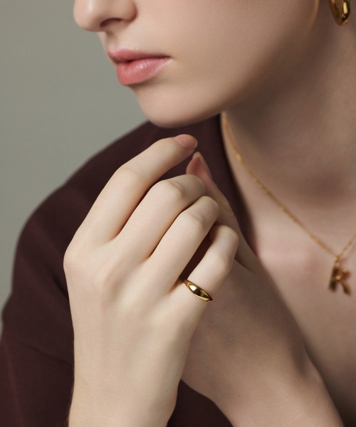 CENE（セネ）の「【CENE】セネ/プランプピンキーリング（リング・レディース・ゴールド/シルバー・#3/#5）」の9枚目の写真