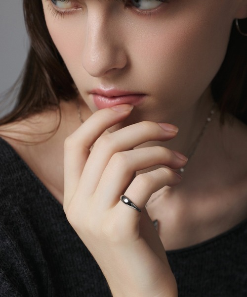 CENE（セネ）の「【CENE】セネ/プランプピンキーリング（リング・レディース・ゴールド/シルバー・#3/#5）」の5枚目の写真